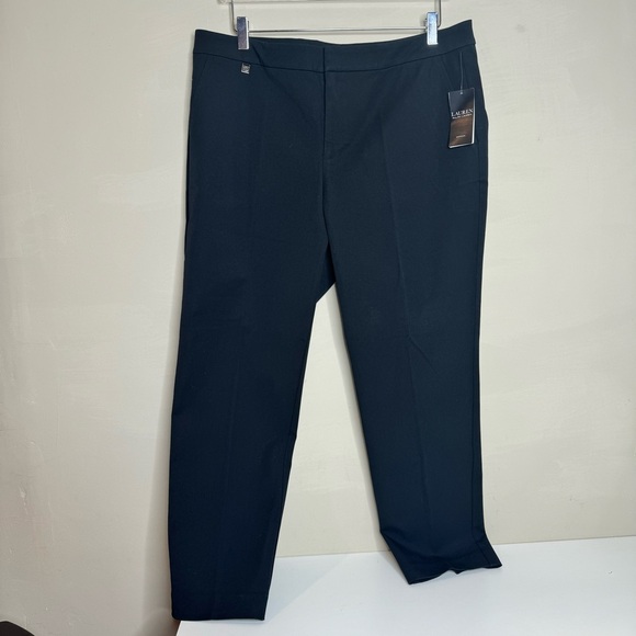 Lauren Ralph Lauren black label Stretch Ponte Straight Leg Pants - Picture 2 of 12